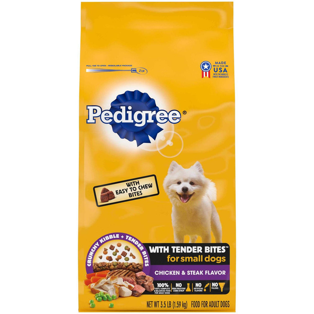 Adult Dry Dog Food Chicken and Steak A647