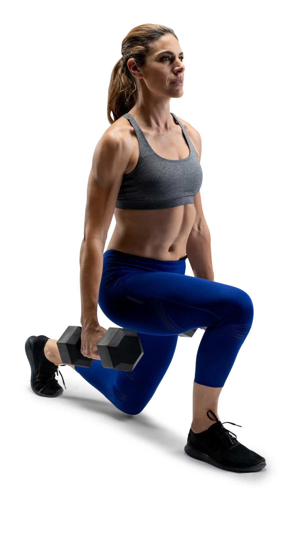25lb Rubber Hex Dumbbell I6944