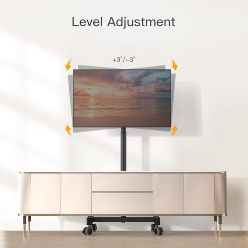 Mobile TV Cart with 30° Tilt D10143