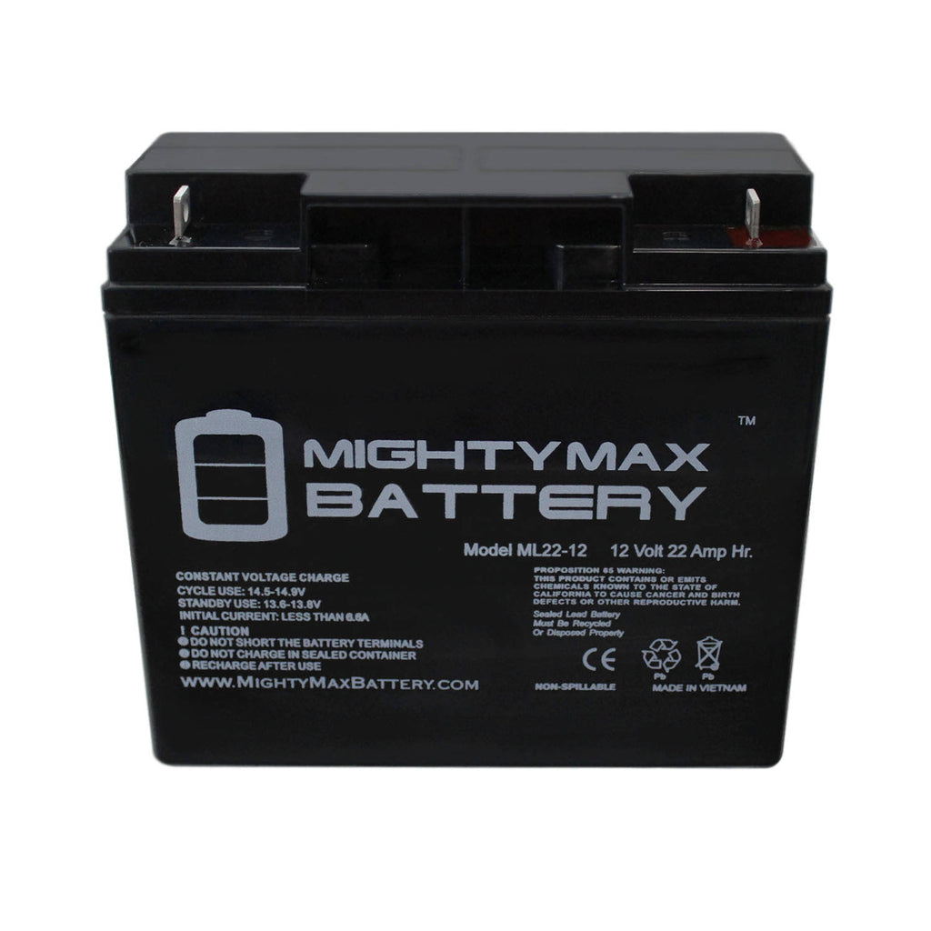 12V 22Ah Battery 4 Pack T509