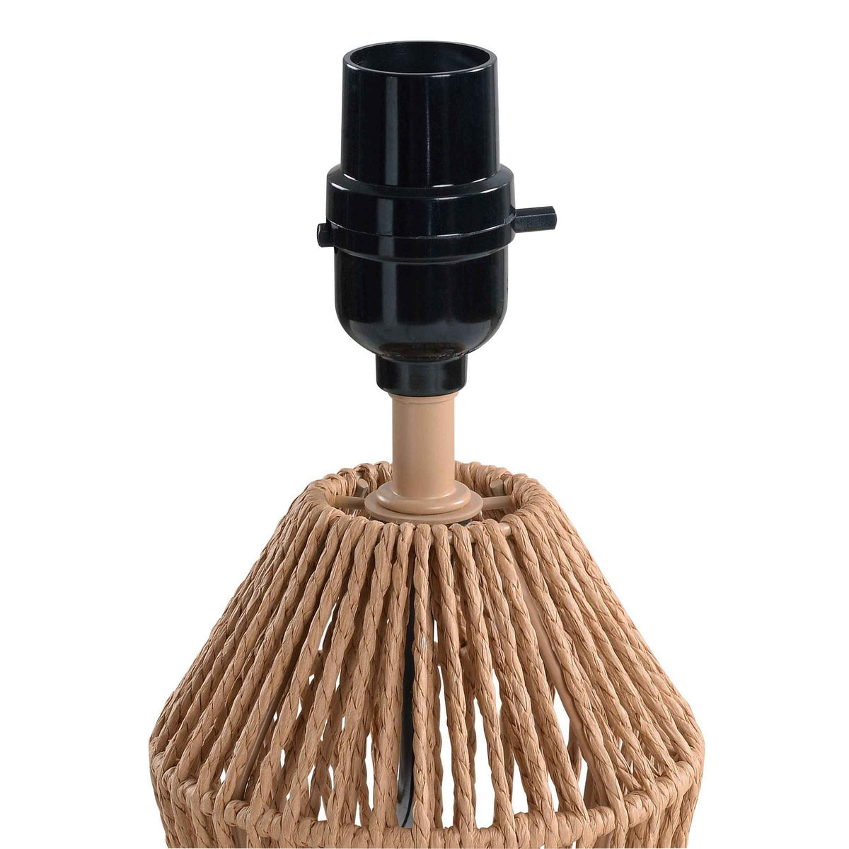 Mini Rattan Table Lamp with Shade Q78553