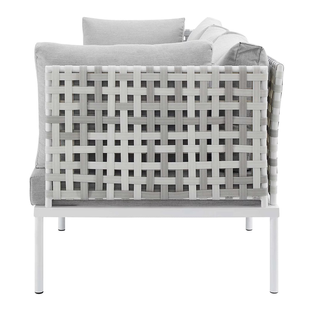 Grey Aluminum Outdoor Sofa P36554