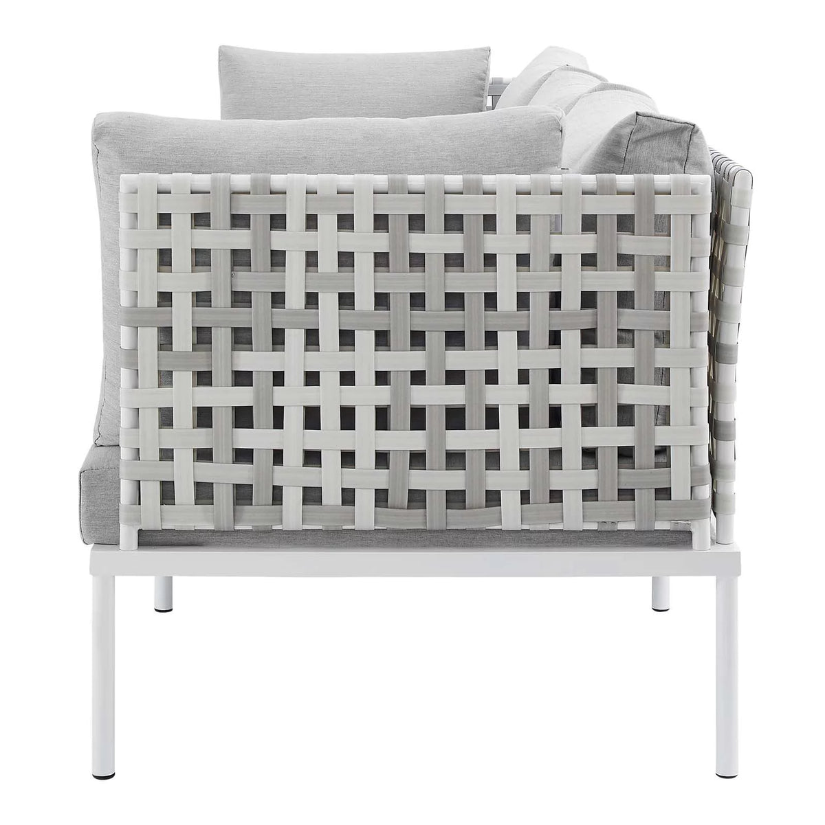 Grey Aluminum Outdoor Sofa P36554
