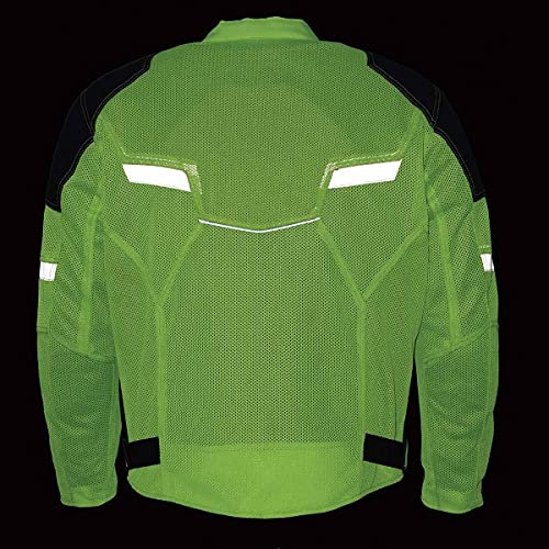 Black CE Armored Textile Motorcycle Jacket S9923