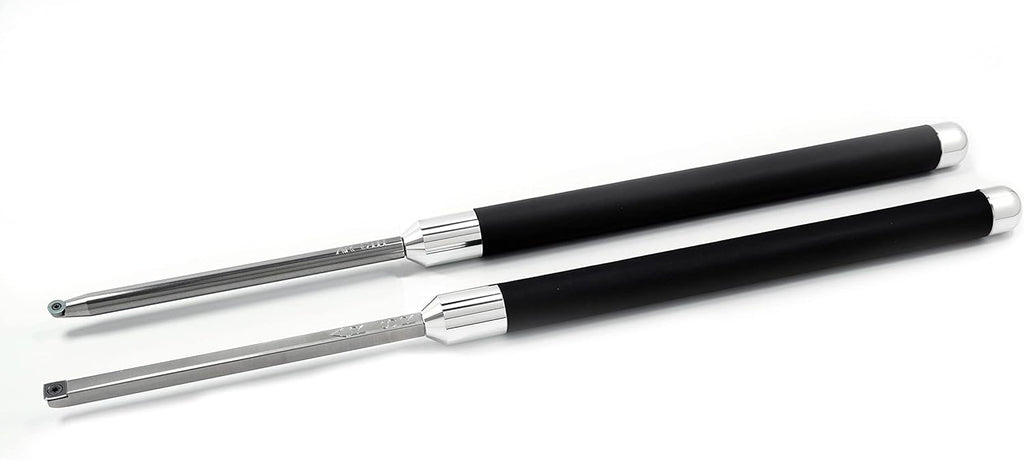 Carbide Turning Tools for Wood Lathe, 12" Tools, 17" Handles, 2 Tool Set X39502