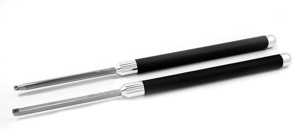 Carbide Turning Tools for Wood Lathe, 12" Tools, 17" Handles, 2 Tool Set X39502