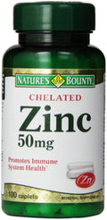 Chelated Zinc 50 mg Caplets 100 ea Pack of 6 S676536