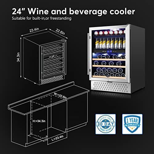 88L Electric Cigar Humidor Cabinet with Spanish Cedar Drawer Shelves P64093
