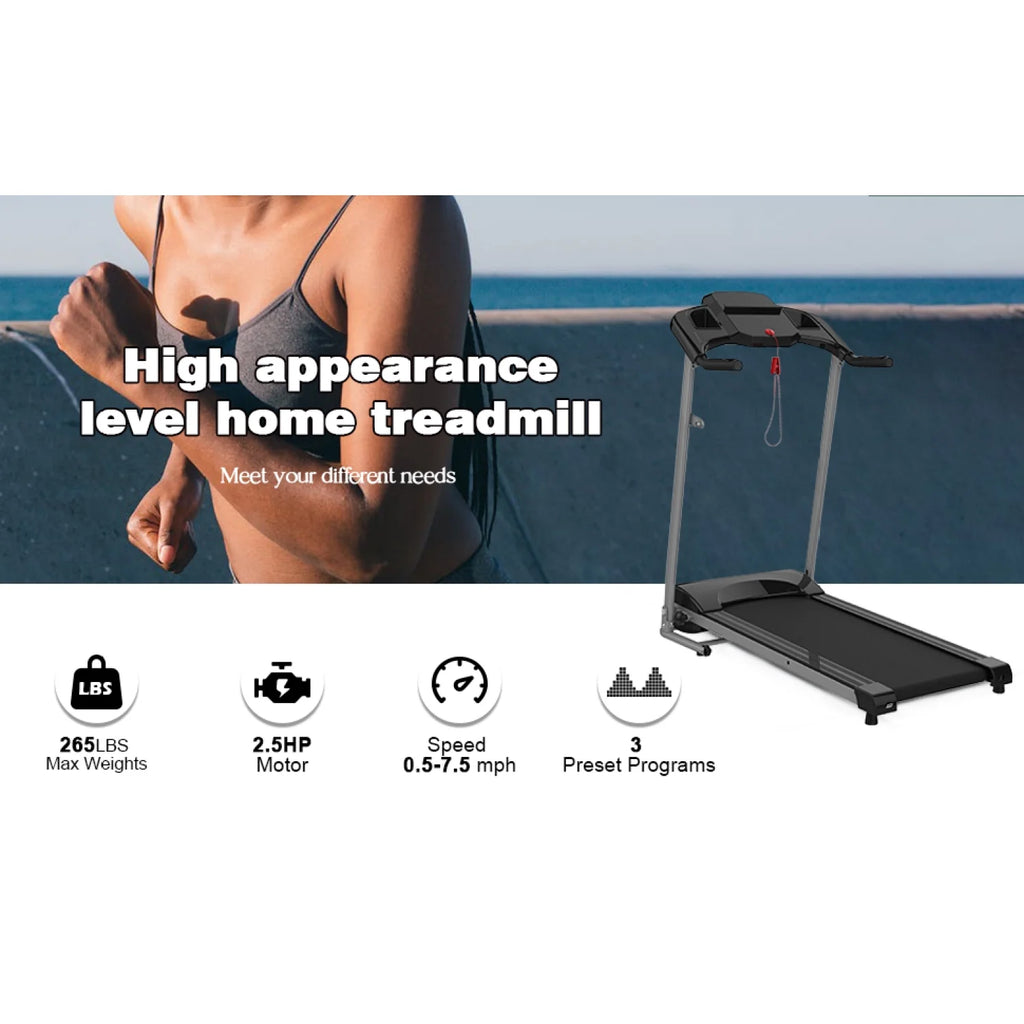 Electric Folding Treadmill 2.5HP X9482