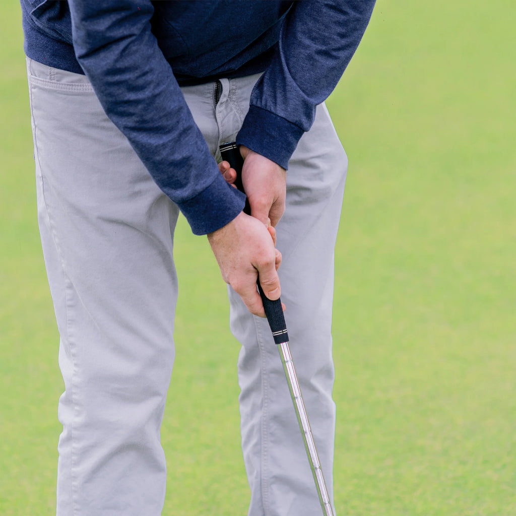 34" Right-Handed Mallet Putter with Pistol Grip and Milled Face A782