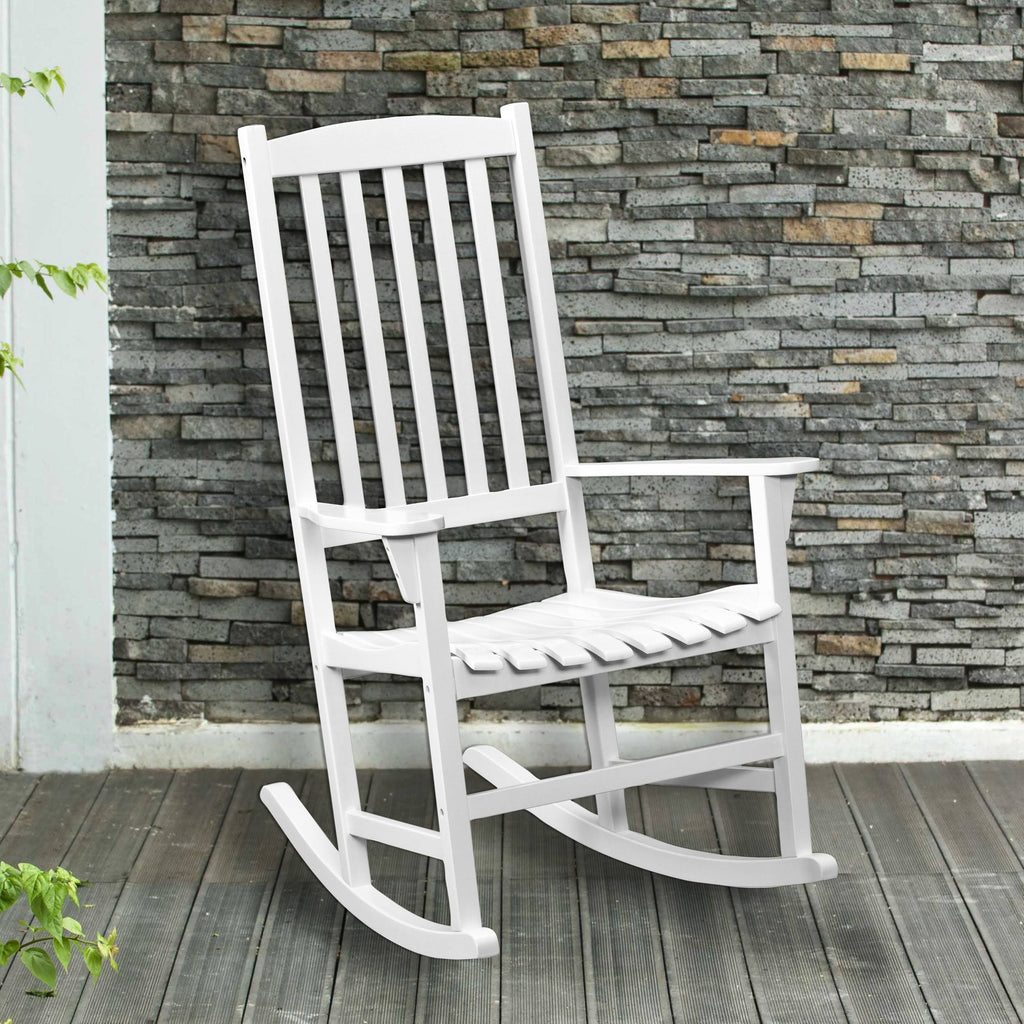 White Eucalyptus Porch Rocker A110