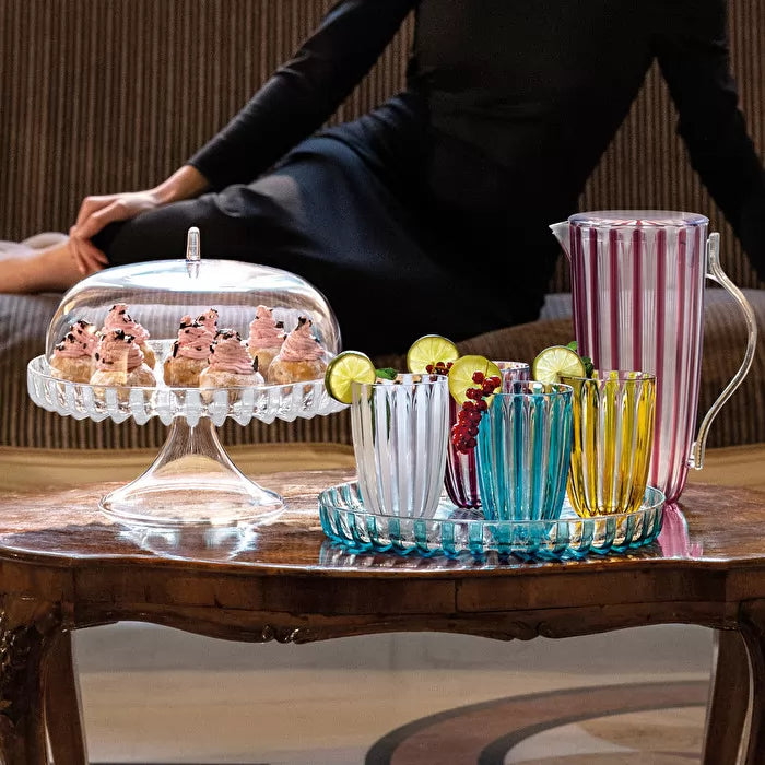 Cake Serving Set Turquoise T2578
