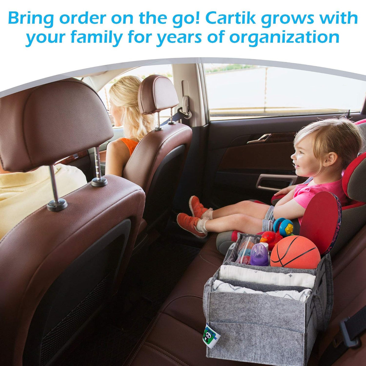 Baby Diaper Caddy Organizer Set of 2 with Handles N34606