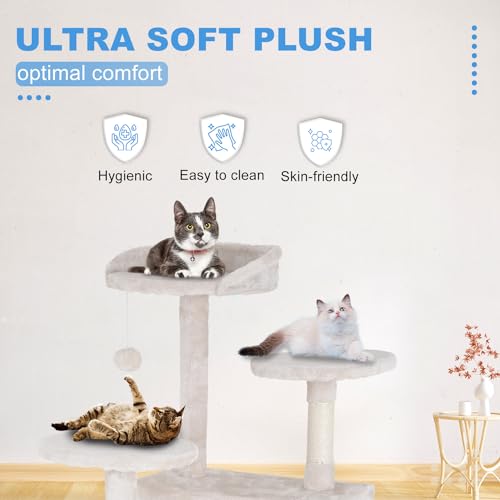54in Dark Gray Cat Tree Q2797