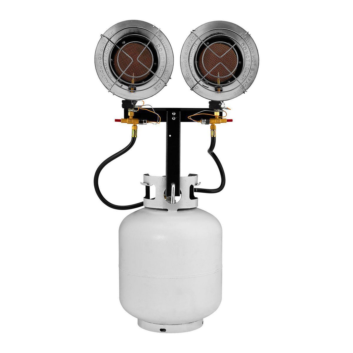30,000 BTU Dual-Head Tank Top Propane Heater Y548309