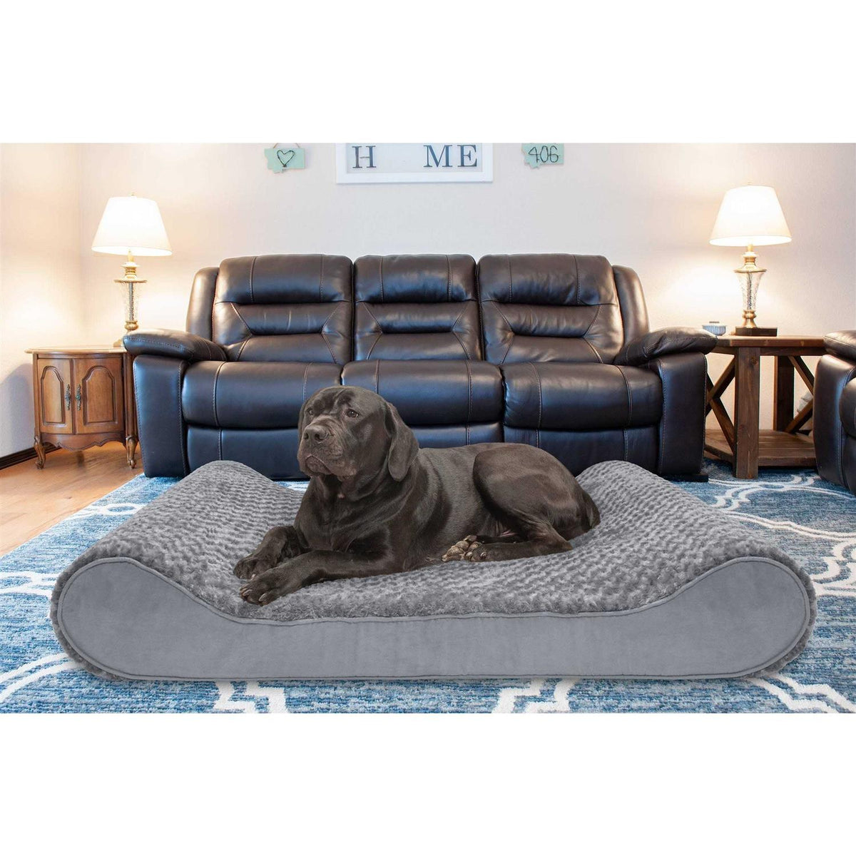 Plush Luxe Lounger Dog Bed H759