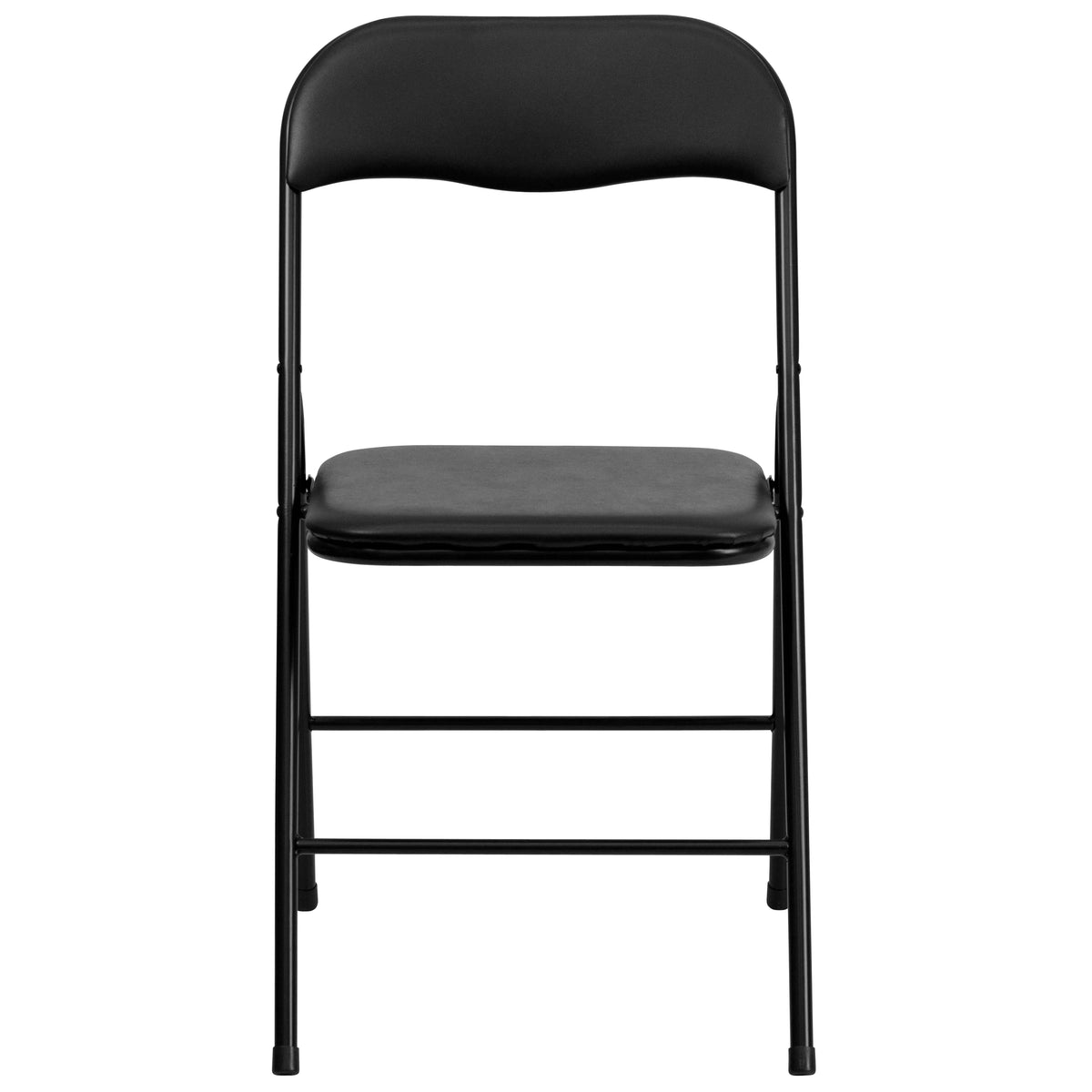 Black 5 Piece Folding Card Table and Chair Set S2848