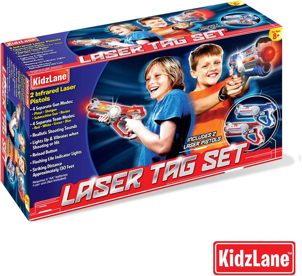 Set of 2 Green Orange Infrared Laser Tag Game C453