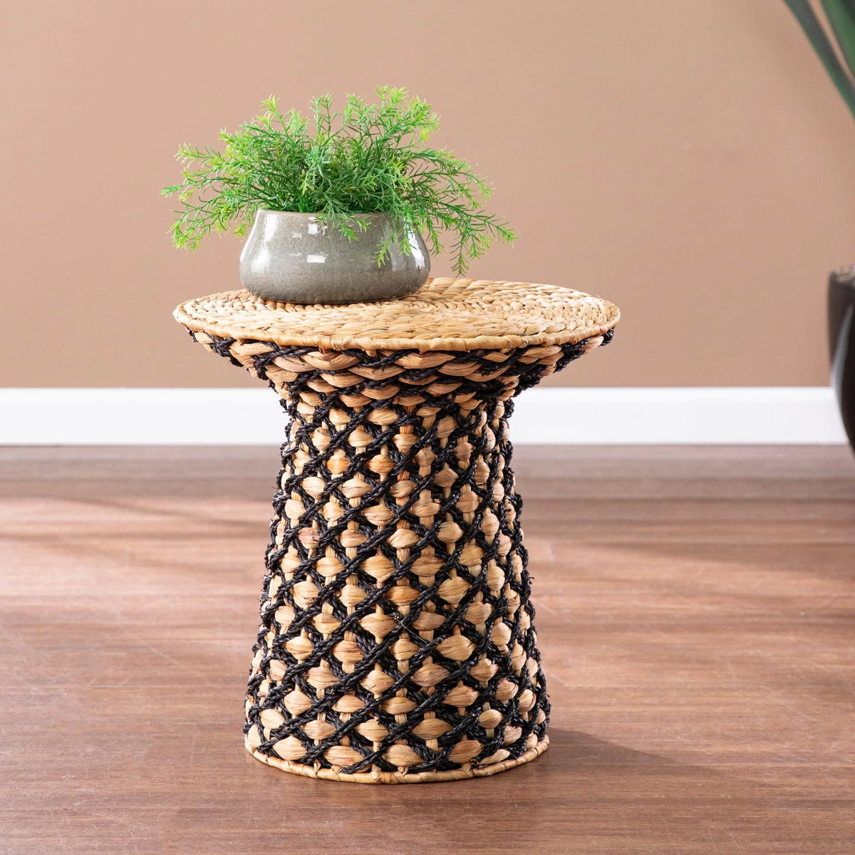 Round Rattan Woven Side Table S471