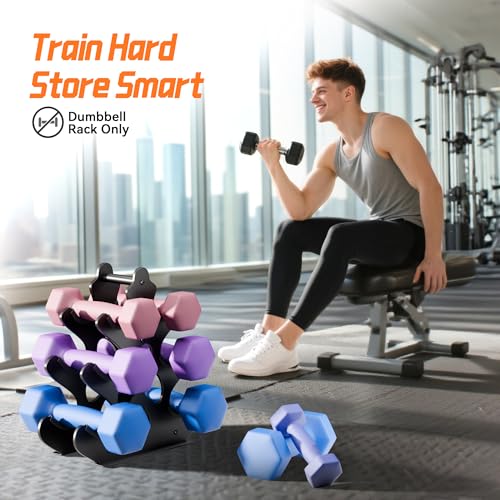 Compact Dumbbell Rack Stand with Anti-Slip Pads A741780