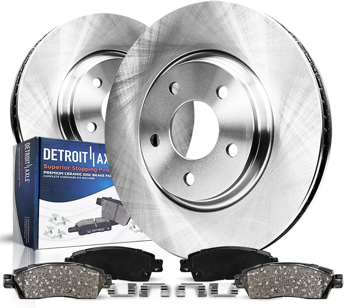 11.89 (302mm) Front Disc Rotors + Brake Pads X85283