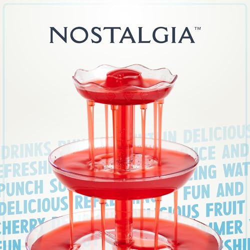 3-Tier Lighted Party Fountain, 1.5 Gallons, 8 Reusable Cups H962