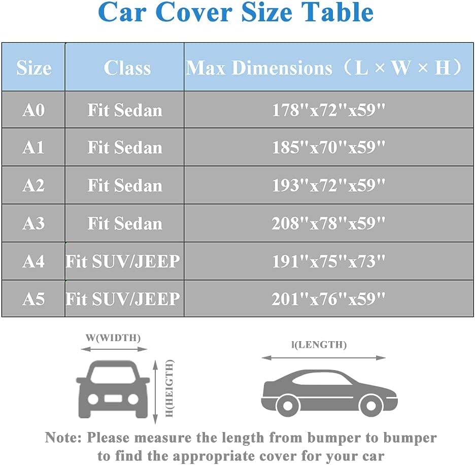 Waterproof All Weather 6 Layer Car Cover Q331982