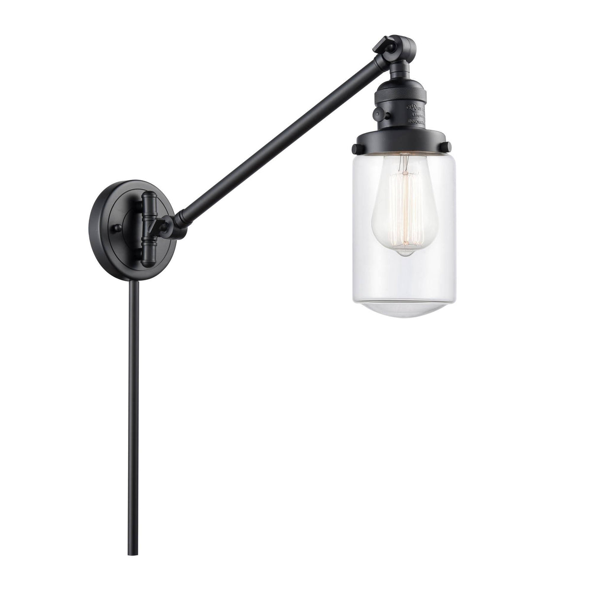 Black Swing Arm Lamp N916562