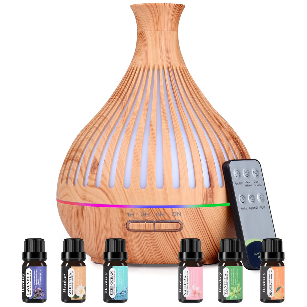 500ML Ultrasonic Diffuser with Remote Control & Timer D9570