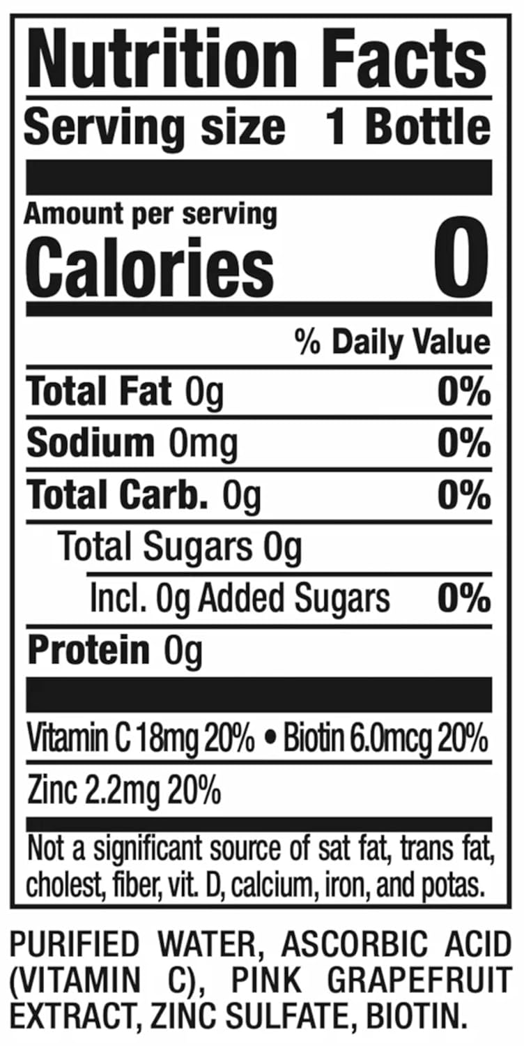 23.9 Fl Oz Enhanced Water Variety Pack, 6 Bottles L310