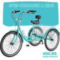 26 Adult Tricycle 3 Wheel 7 Speed 450lbs Capacity Cruise Trike with Shopping Basket R8270