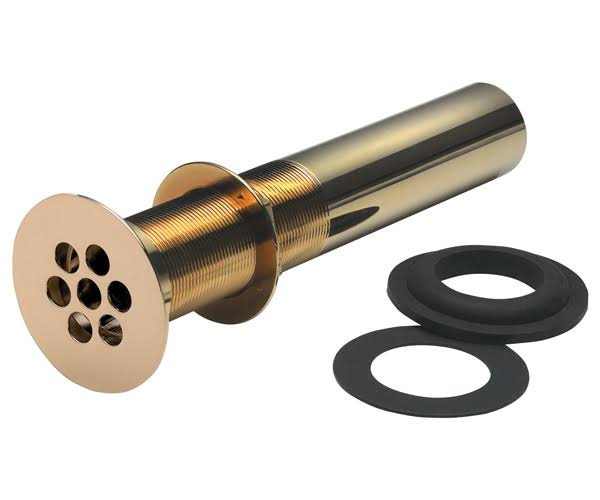 Satin Brass Grid Strainer Drain O768