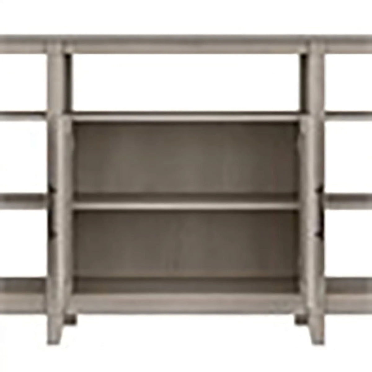 Tall Wood TV Stand with 2 Bookcases V90206