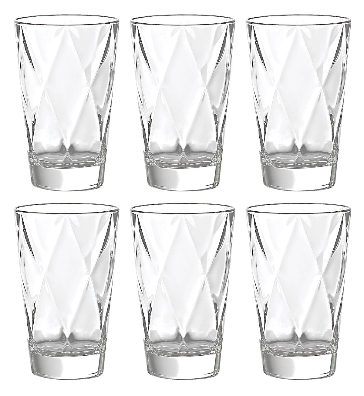 High Quality Glass Hiball 13.5oz Set of 6 O43443
