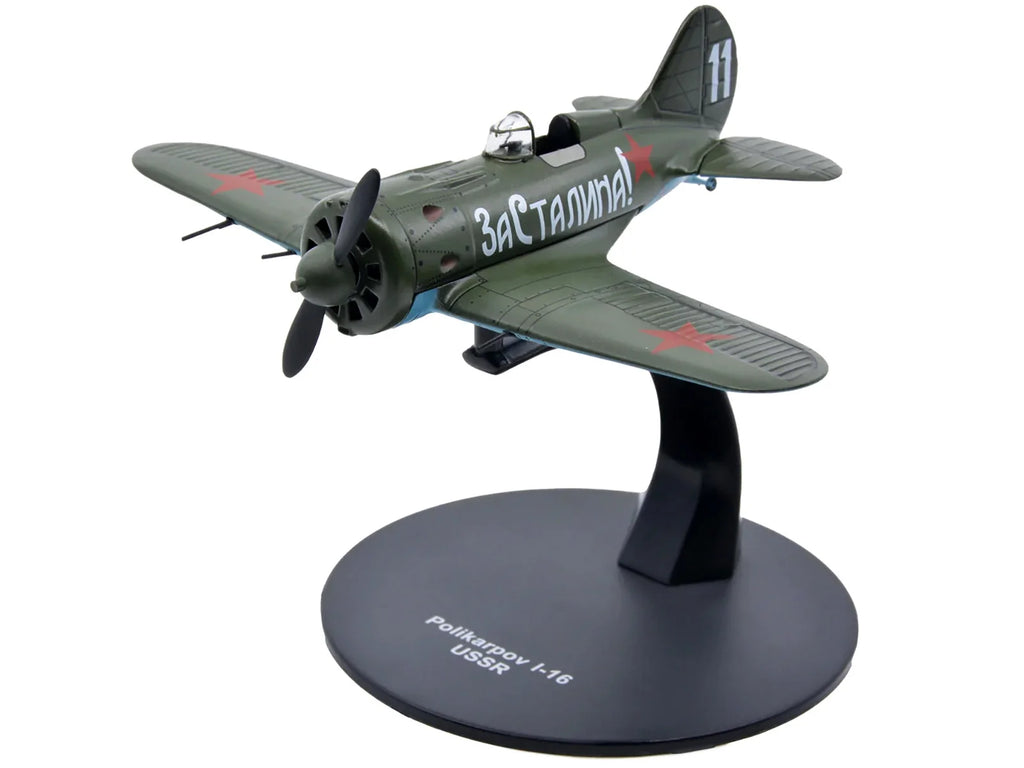 Polikarpov I-16 Fighter Plane 1 by 72 Scale Diecast Model A3700