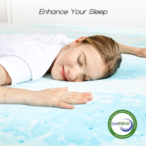 3 Inch Thick Gel Infused Memory Foam Mattress Topper King N46850