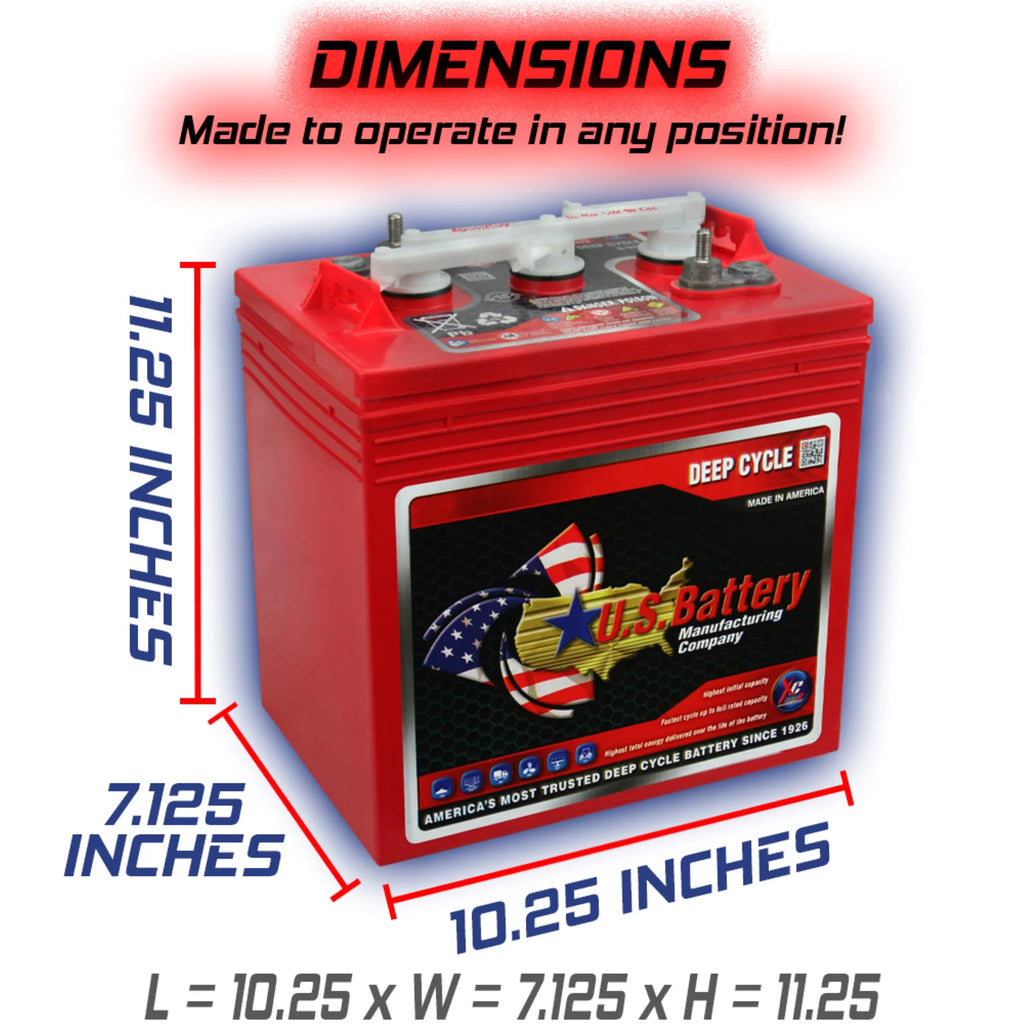 6V Deep Cycle Batteries - 4 Pack G903460