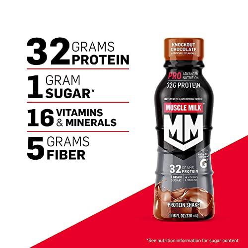 Intense Vanilla Protein Shake 32g Protein 1g Sugar 11.16 Fl Oz Pack of 12 I987906