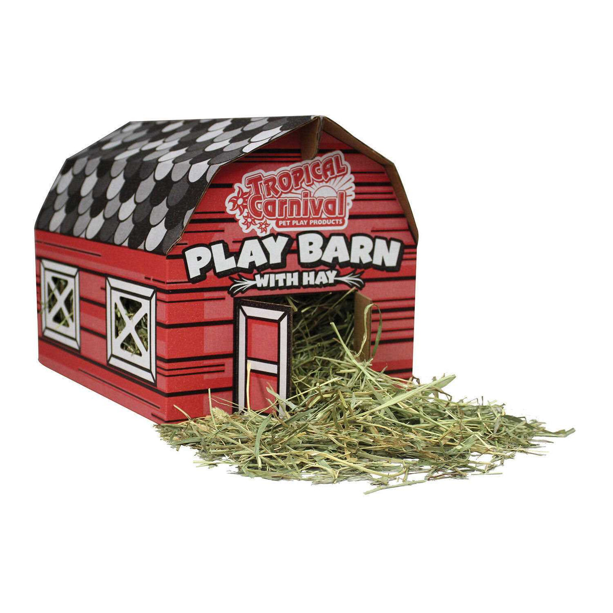 Tropical Carnival Play Barn with Timothy Hay X536
