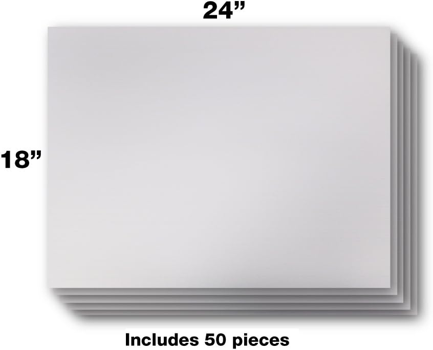 Blank Yard Signs 18x24 with h-Stakes, Box of 50 C9443