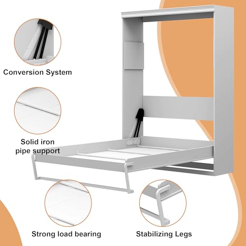 Full Space Saving Wall Murphy Bed G6847