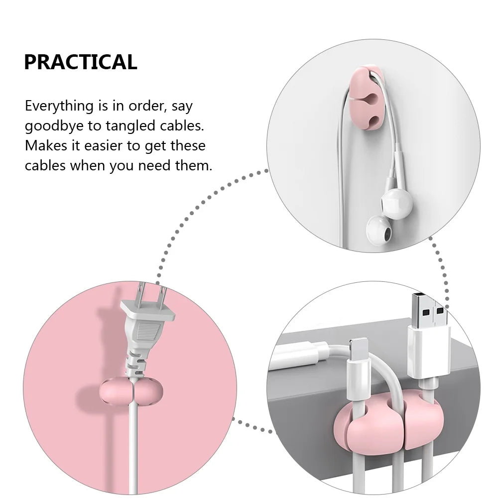 6 Pcs Self Adhesive Cord Clips S715