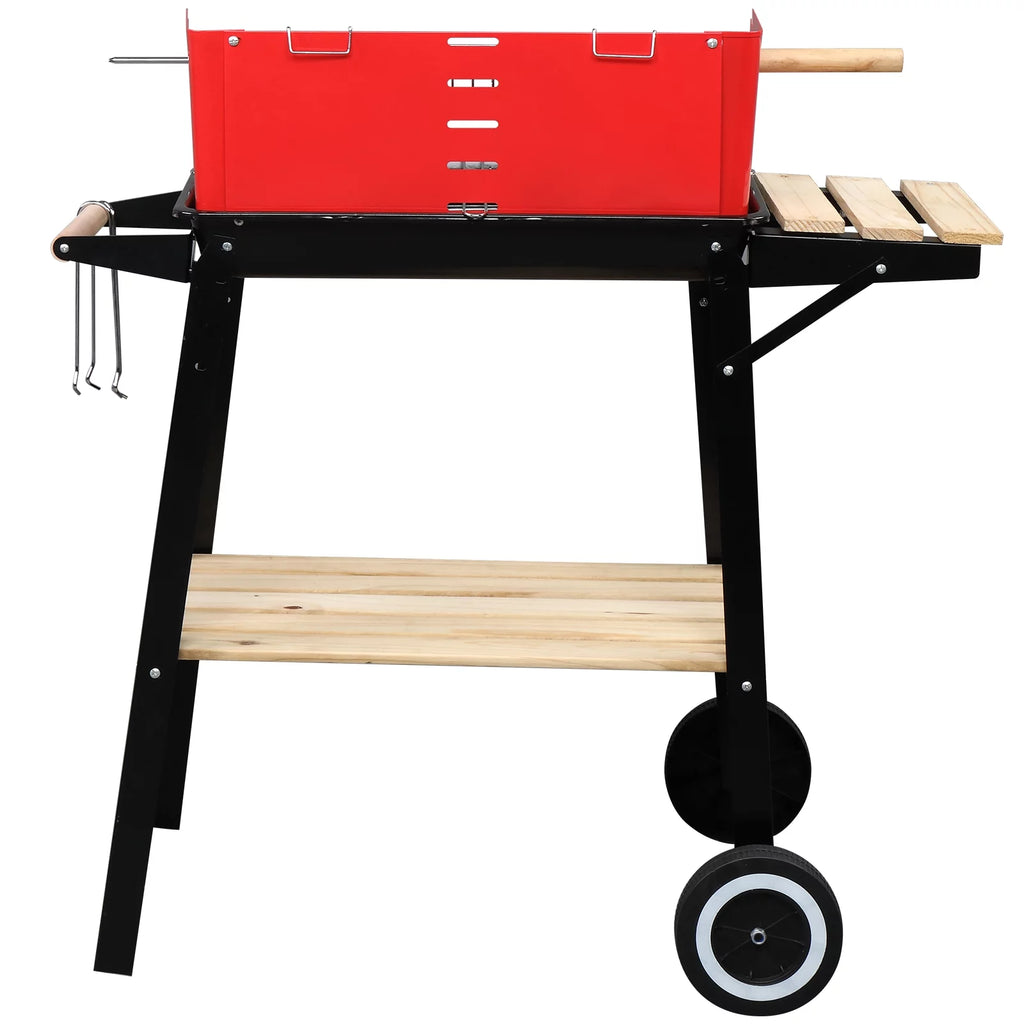 Charcoal Grill with Wheels V942094
