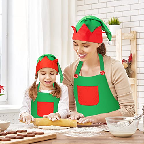 Christmas Elf Apron and Hat Set V156