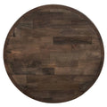 24x22 Round Recycled Wood Butcher Block Table Top Y688