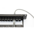 24 Port CAT6 Pass Through Coupler Patch Panel with Back Bar, Unshielded Keystones, Pack of 2 K68513