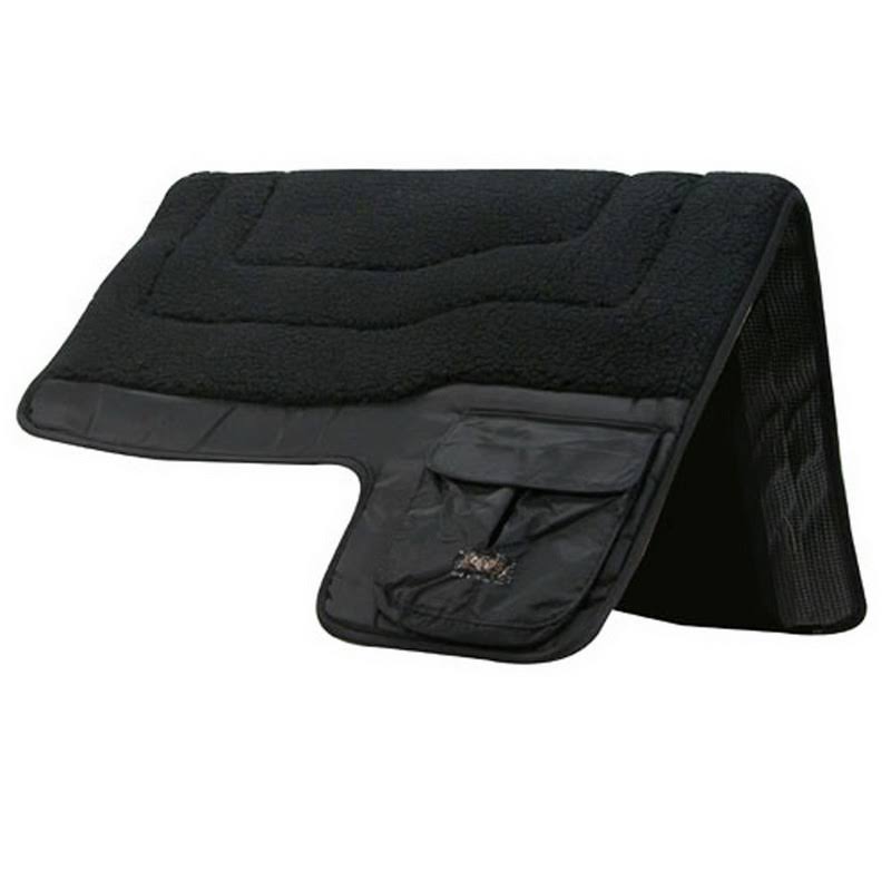 Red Western Pocket Saddle Pad X113