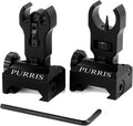 Flip Up Iron Sights Aluminum Front and Rear Set H422