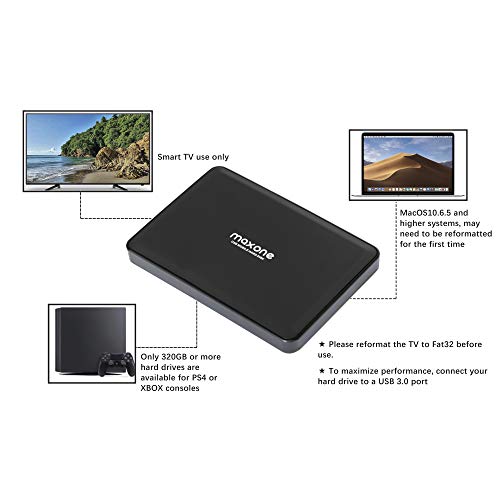 500GB USB 3.0 2.5'' External Hard Drive Black B570530