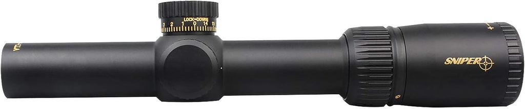 1-6X24 FFP Scope with Red/Green Illuminated Reticle and Scope Mount F3520